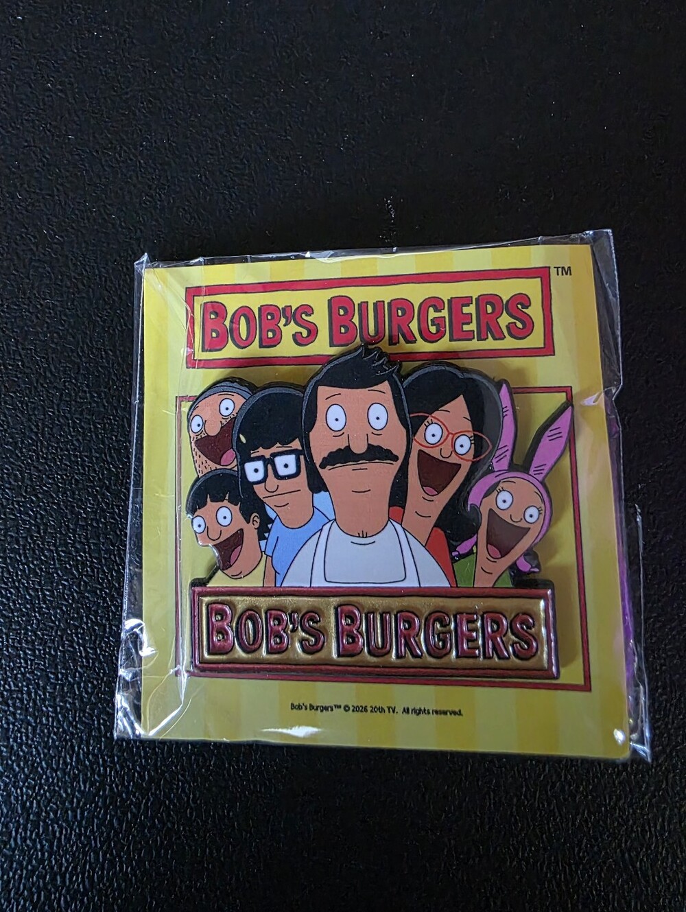 New SDCC 2026 Exclusive Promo Bob's Burgers Belcher Family Enamel Pin Comic-Con